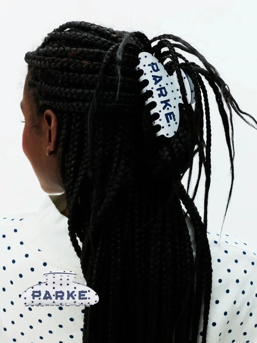 Parke Polka Dot Claw Clip